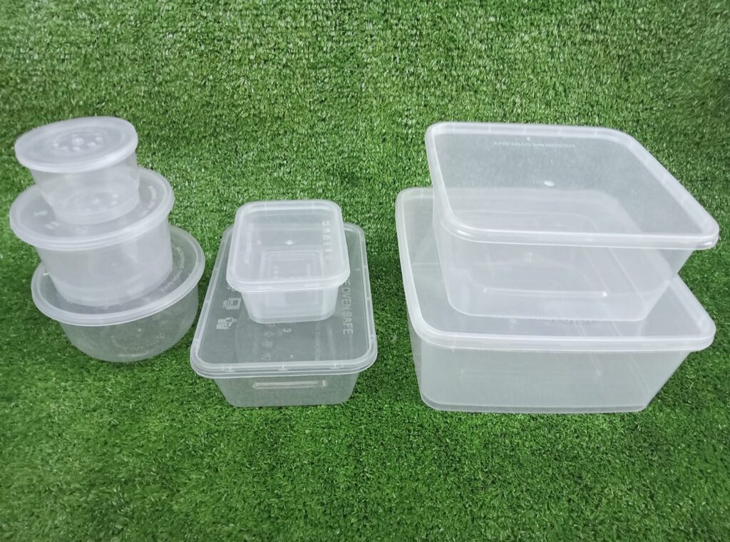 Gelas Plastik Cup, Rice Bowl Plastik, Kotak Plastik / Lunch Box Plastik - Pembuatan Karton Box Custom Tangerang