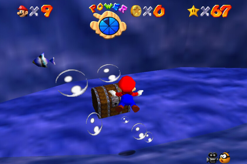 Super Mario 64 how to get Chests in the Current star from Dire, Dire