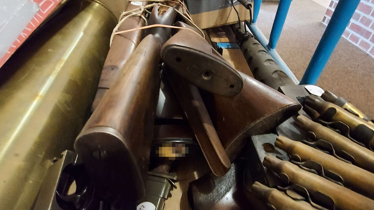 Gun fanatic (61) reveals himself on New Year's Eve police discover