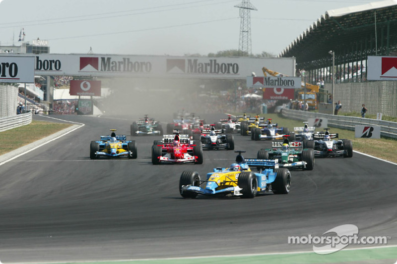 Iniico: Fernando Alonso lidera el grupo