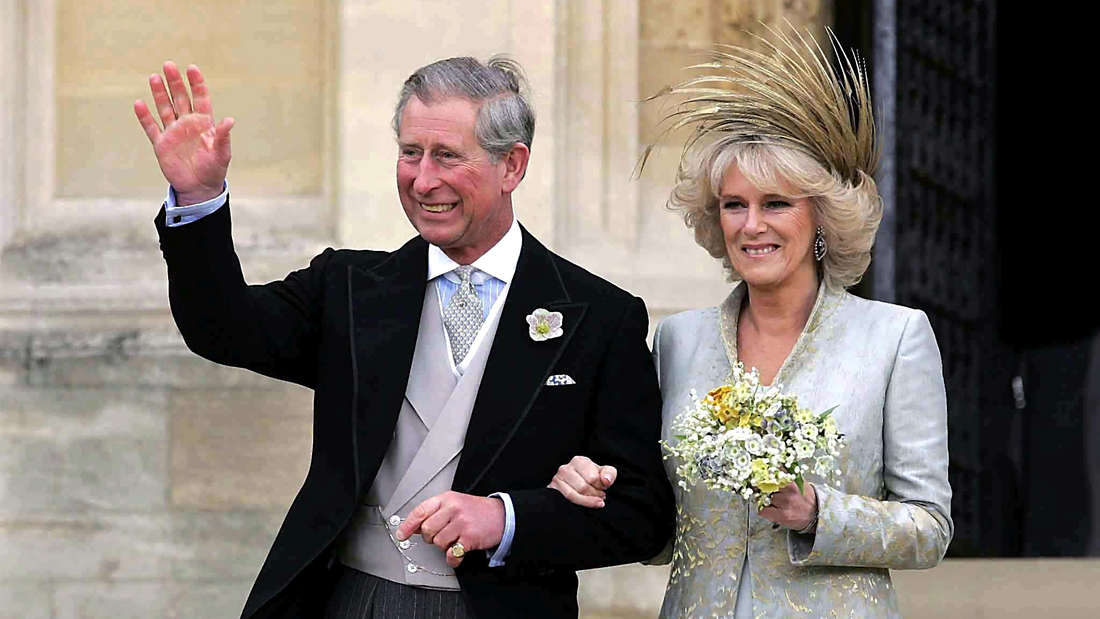 Am 09. April 2005 läuteten sowohl für Prinz Charles als auch für Camilla Parker Bowles zum zweiten Mal die Hochzeitsglocken.