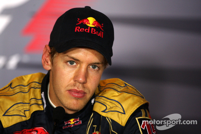 El ganador Sebastian Vettel