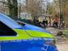 In großer Zahl waren Kräfte der Hammer Polizei am Mittwoch im Bereich des Szenetreffs im Nordringpark unterwegs.