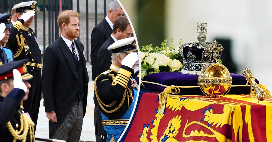 Die Begleitumstände des Todes Queen Elizabeths II. bleiben im Dunklen. Besonders die Frage, wann Harry informiert wurde, ist weiter unklar (Fotomontage).