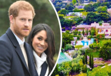 Sicherheit ist offenbar oberstes Gebot für Meghan Markle und Prinz Harry, die derzeit in einer Luxus-Villa in Montecito leben, aber schon die Fühler nach einem neuen Heim ausgestreckt haben (Fotomontage).