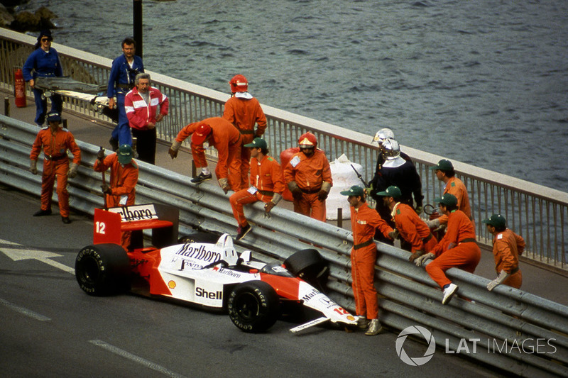 GP de Mónaco, 1988 - El mayor error