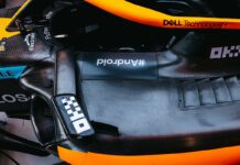 McLaren y sus paneles digitales de cambio de patrocinadores