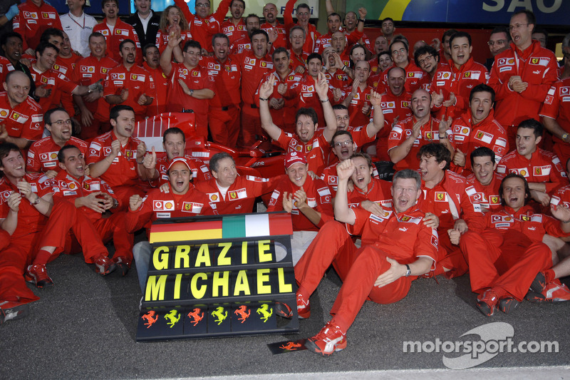 Michael Schumacher se despide de Ferrari en su retirada de la Fórmula 1