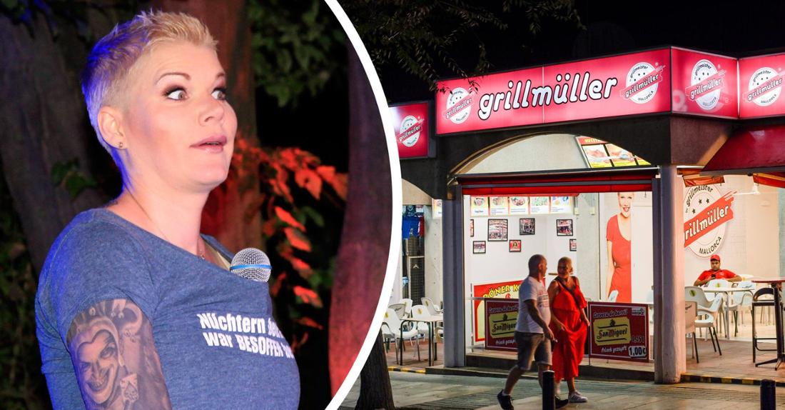 30125418-mood-singer-melanie-mueller-next-to-her-sausage-grill-on-majorca-at-night-photomontage-14jh1dnewxbg Stimmungssängerin Melanie Müller, daneben ihr Würstchengrill auf Mallorca bei Nacht (Fotomontage)