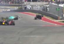 Accidente de Stroll y Alonso en Austin
