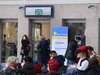 Registrierung von ukrainischen Flüchtlinge in der Dortmunder Bersworthhalle.