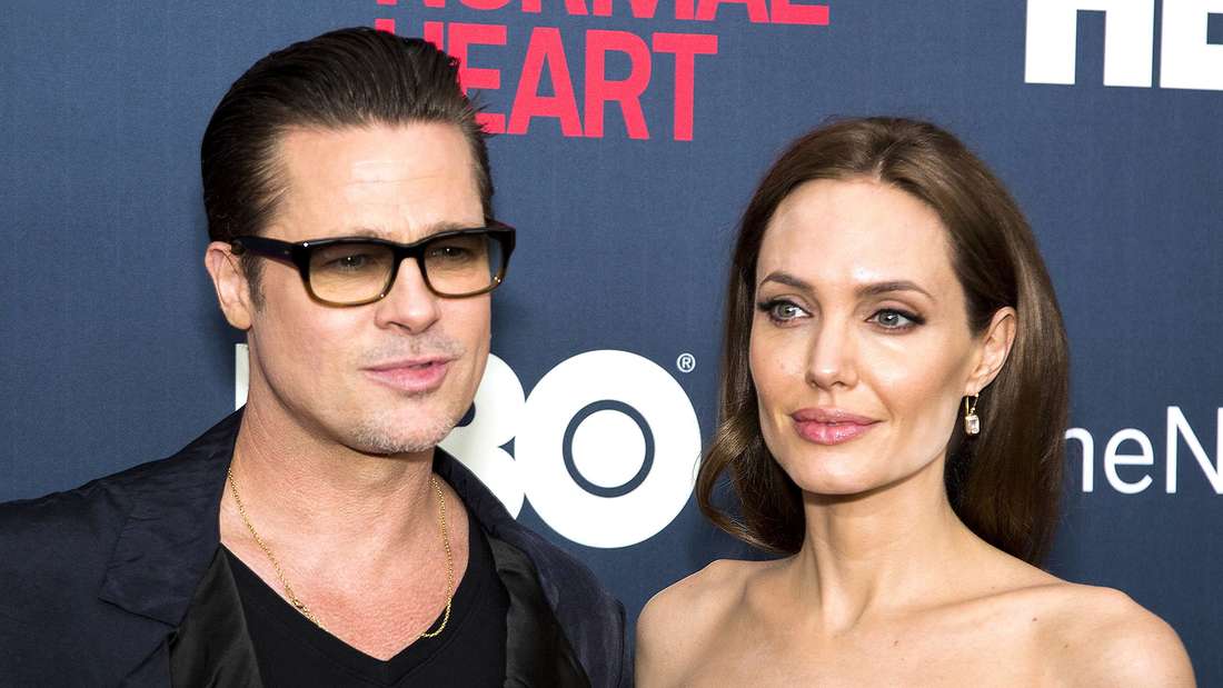 Brad Pitt und Angelina Jolie bei der The Normal Heart Kino Premiere am 12 05 2014 in New York The No