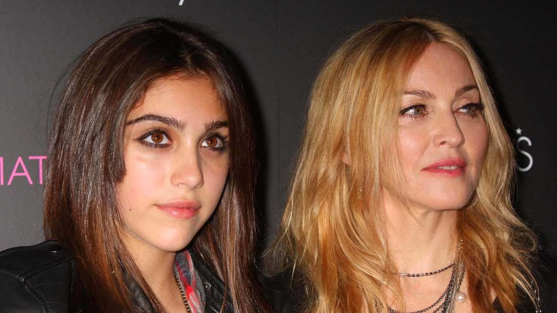 Madonna mit ihrer ältesten Tochter Lourdes Leon