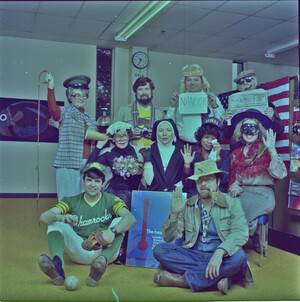 TOEM personnel wearing costumes