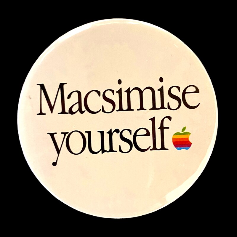 Macintosh button - Image 1