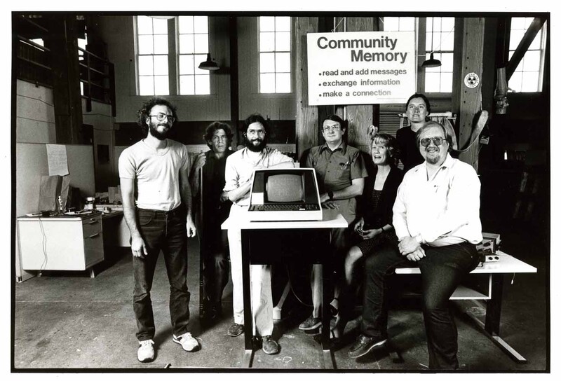 Community Memory group photograph with terminal - Image 1