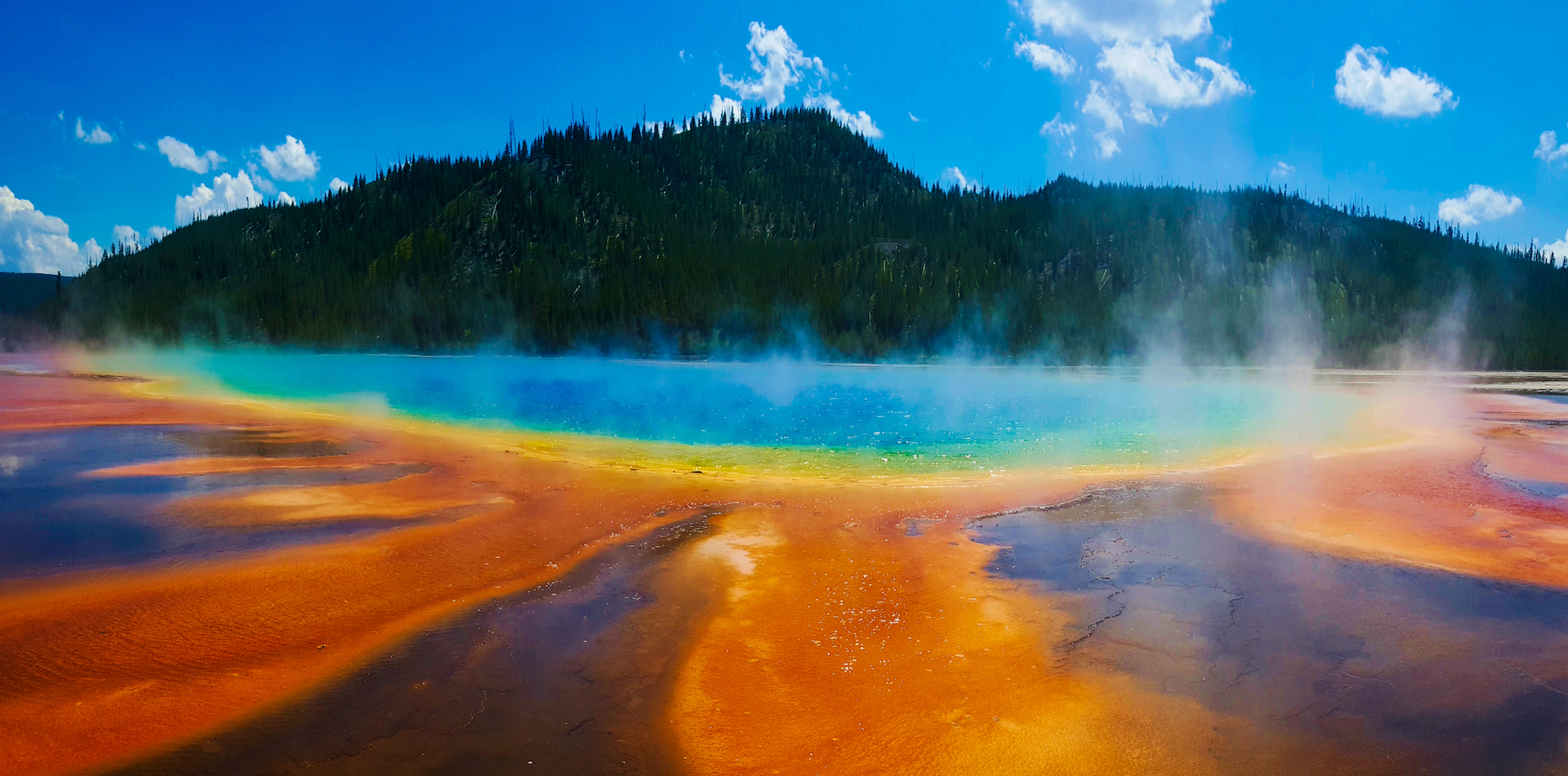 Yellowstone hot springs