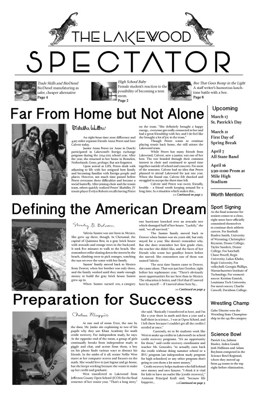 article ideas for middle school newspaper