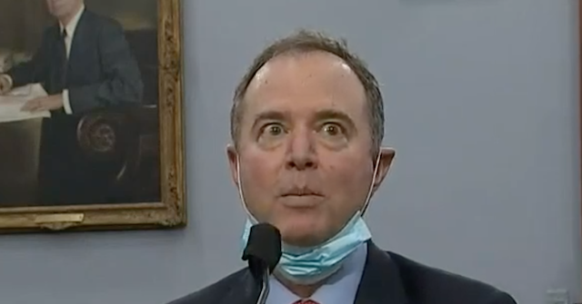 Adam Schiff Wears Mask Under His Chin During House Speech