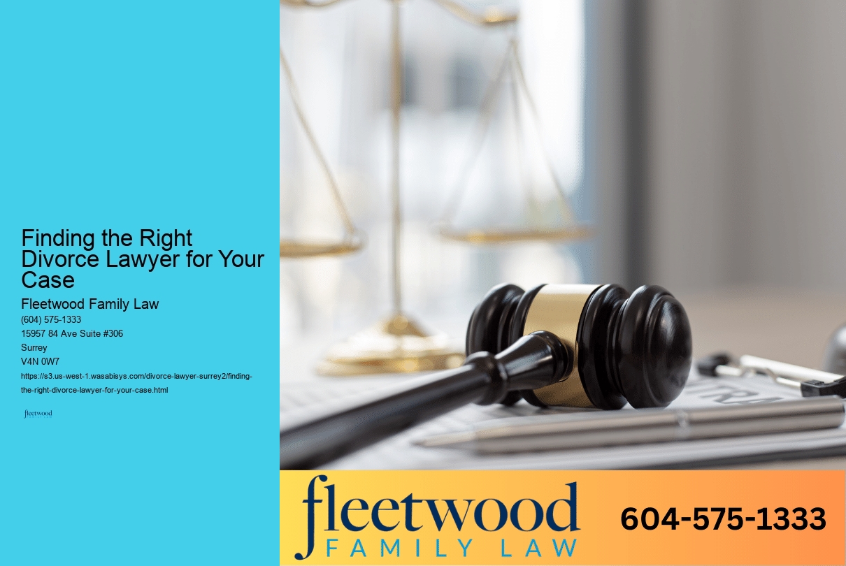 Finding the Right Divorce Lawyer for Your Case 