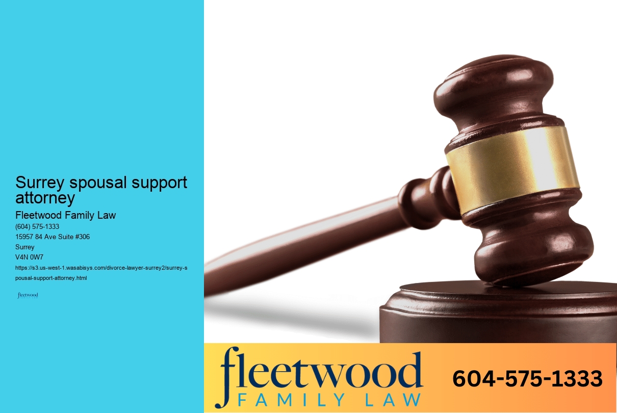 Surrey spousal support lawyer