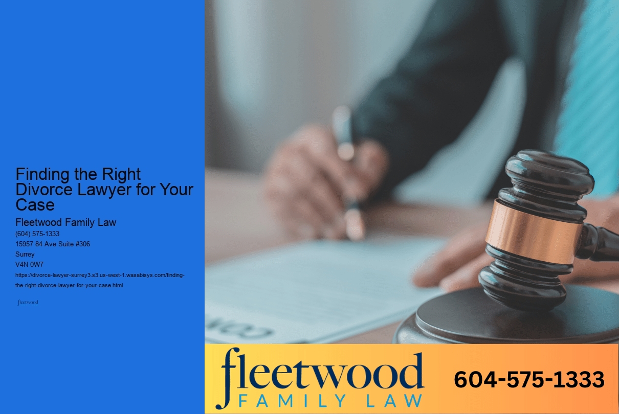 Finding the Right Divorce Lawyer for Your Case 