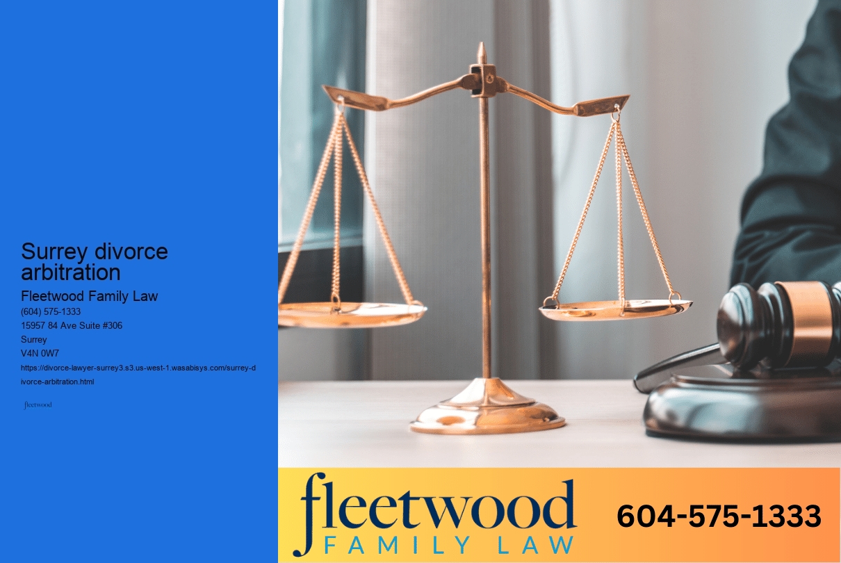 Surrey divorce arbitration