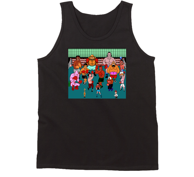 Mike Tyson Punch Out Retro Nintendo Game Boxing Fan Tanktop