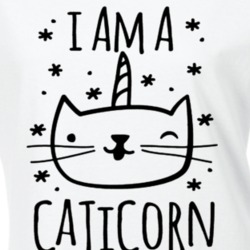 I Am A Caticorn Cute Funny Cat Unicorn T Shirt