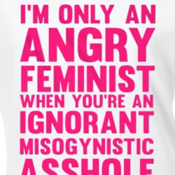 Angry Feminist Funny T Shirt