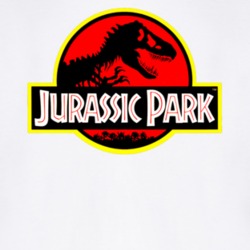 jurassic navy T Shirt