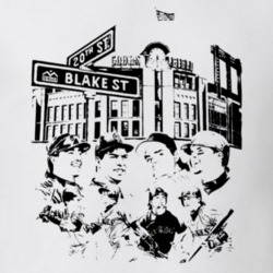 Blake Street Bombers Oakland Troy Tulowitzki Baseball T Shirt
