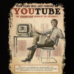 Youtube Social Network Retro T Shirt