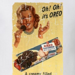 Oreo Ad Cookie Lovers Vintage Retro T Shirt