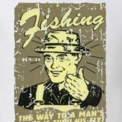 Fighing Funny Vintage Retro Ad T Shirt