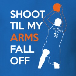 Shoot Til My Arms Fall Off Kevin Durant Basketball T Shirt