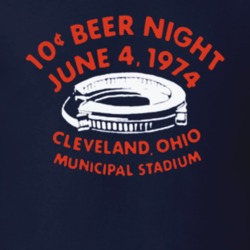 10 Cent Beer Night Cleveland Baseball T Shirt