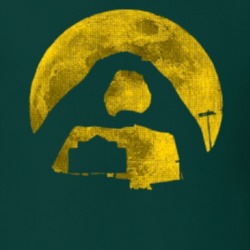 Bad Moon Eugene Football T Shirt