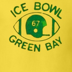 Green Bay Packers Gold Ice Bowl Vintage Football T Shirt