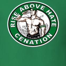 John Cena Rise Above Hate Wrestling WWE T Shirt