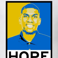 Kevon Looney Hope Poster Parody Golden State Basketball Draft 2015 Spo