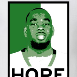 Marcus Thornton Hope Poster Parody Boston Basketball Draft 2015 Sports