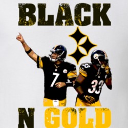 Pittsburgh Football Black And Gold Sports Superbowl T Shirt