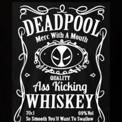 Deadpool Quality Ass Kicking Whiskey T Shirt