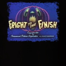 Fright To The Finish Scary Movie Halloween T Shirt