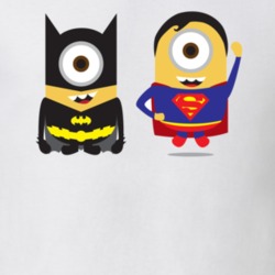 Batman Vs Superman Cute Funny Minions Gift Fan T Shirt