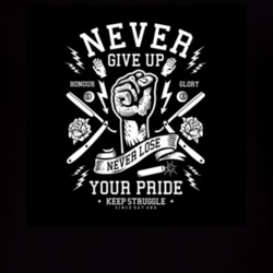 Never Give Up T Shirt