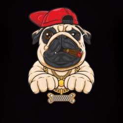Pug Hip Hop Style T Shirt