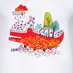 Crocodile In The Nature T Shirt