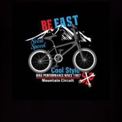 Bike Be Fast Cool Style T-shirt